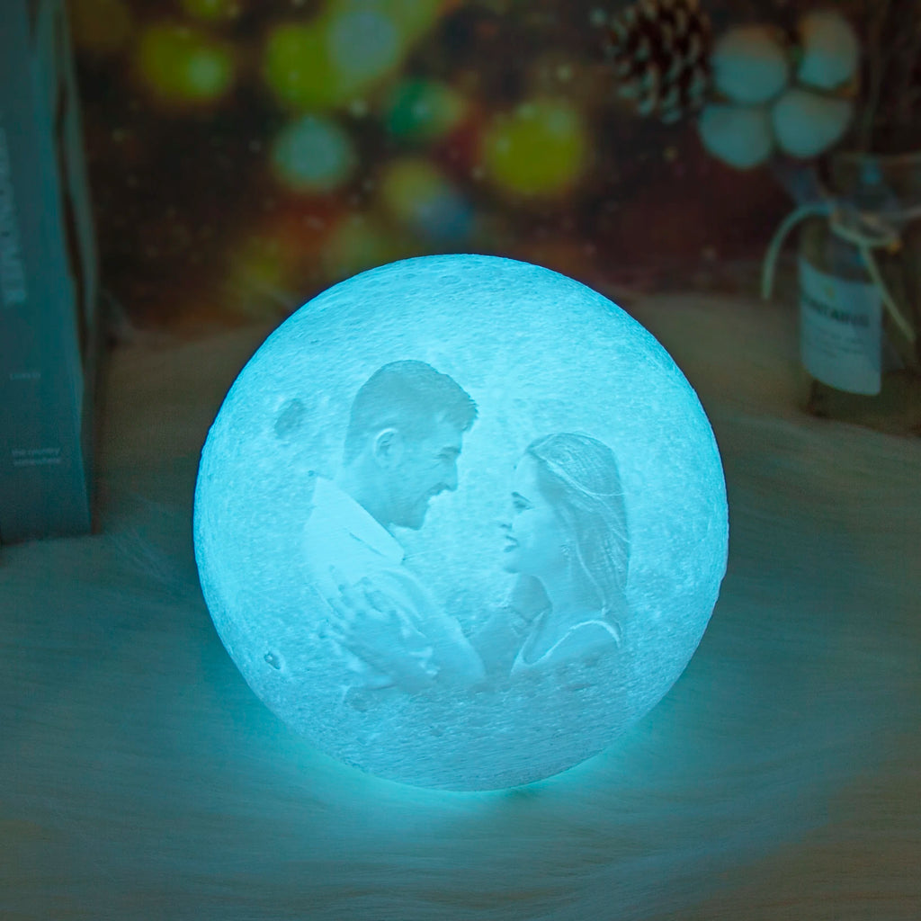 Personalized 3D Moon Lamp Anniversary Gift