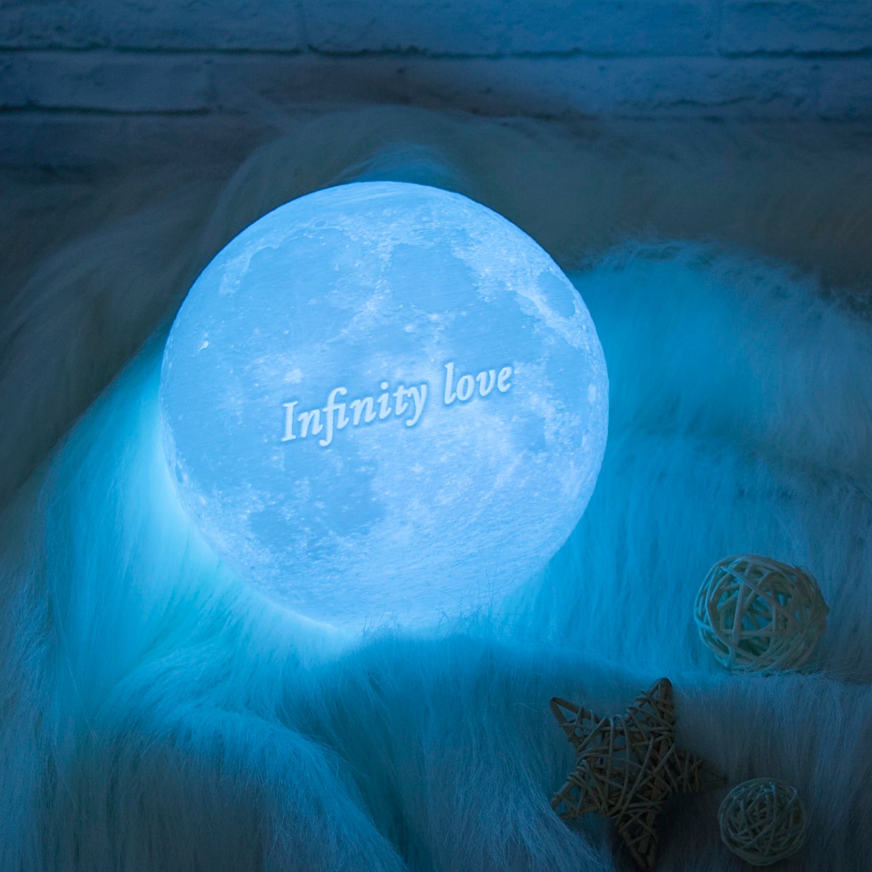 Personalized 3D Moon Lamp Anniversary Gift