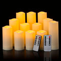 Premium Waterproof LED Pillar Candles Set